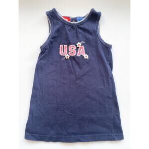 Toddler Girls Celebration Nation USA Fourth of July Dress Size 18 mo.
